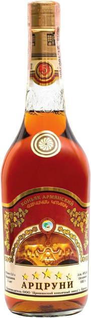 Бренди "Арцруни" 5 лет выдержки 0.5 л 40% (4850001274056) - изображение 1