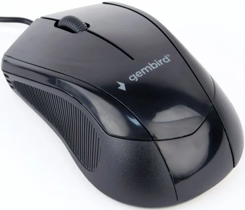 Mysz Gembird MUS-3B-02 USB Czarna - Zdjęcie 1 Mysz Gembird MUS-3B-02 USB Czarna - obraz 1