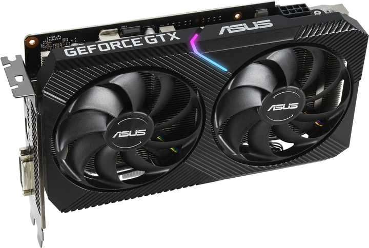 Видеокарта Asus PCI-Ex GeForce GTX 1660 Super Dual Mini OC 6GB
