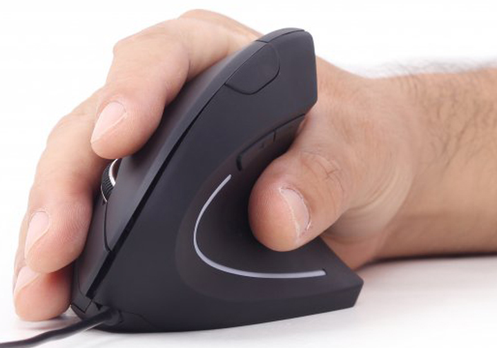 Мышь Gembird MUS-ERGO-01 USB Black - изображение 4