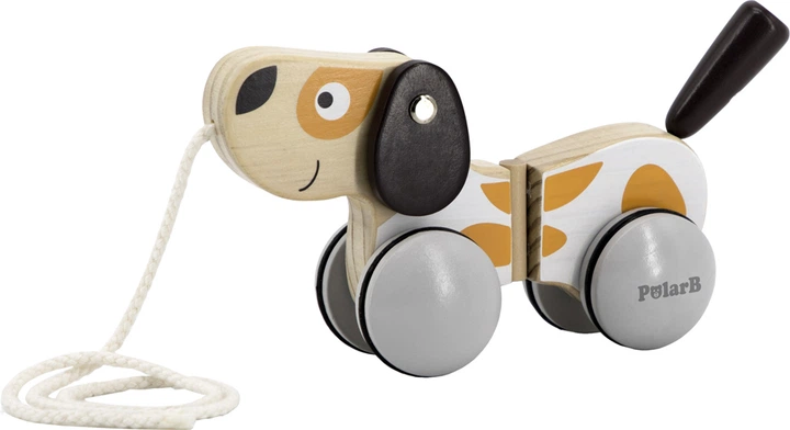 Дерев'яна каталка Viga Toys PolarB Собачка (6971608440434) - зображення 2