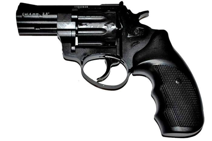 Револьвер под патрон Флобера STALKER 2,5" S черн. рук. - изображение 1
