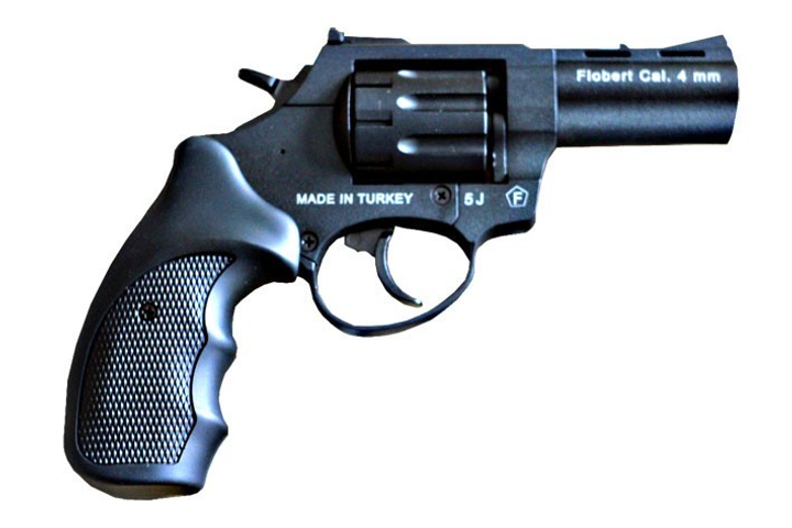 Револьвер под патрон Флобера STALKER-2,5 рукоятка пласт.черн. - изображение 1