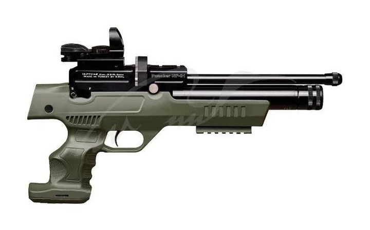 Пистолет пневматический Kral NP-01 PCP 4.5 мм ц: olive - изображение 1