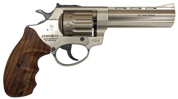 Револьвер под патрон Флобера PROFI-4.5" сатин/бук - изображение 2