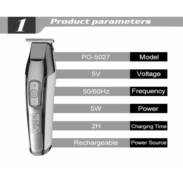 Триммер профессиональный Kemei KM 5027 - изображение 5