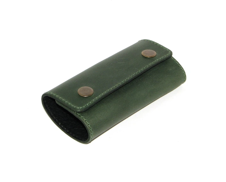 Шкіряна Ключниця DNK Leather Keys-S зелена - Фото 1 Шкіряна Ключниця DNK Leather Keys-S зелена - изображение 1
