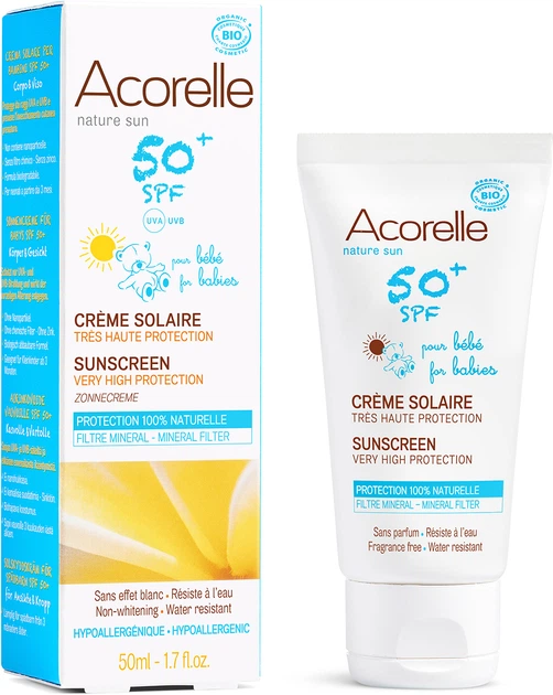 Солнцезащитный крем для лица Acorelle с эффектом тонирования SPF30 органический 50 мл (3700343046372) - Фото 1 Солнцезащитный крем для лица Acorelle с эффектом тонирования SPF30 органический 50 мл (3700343046372) - изображение 1