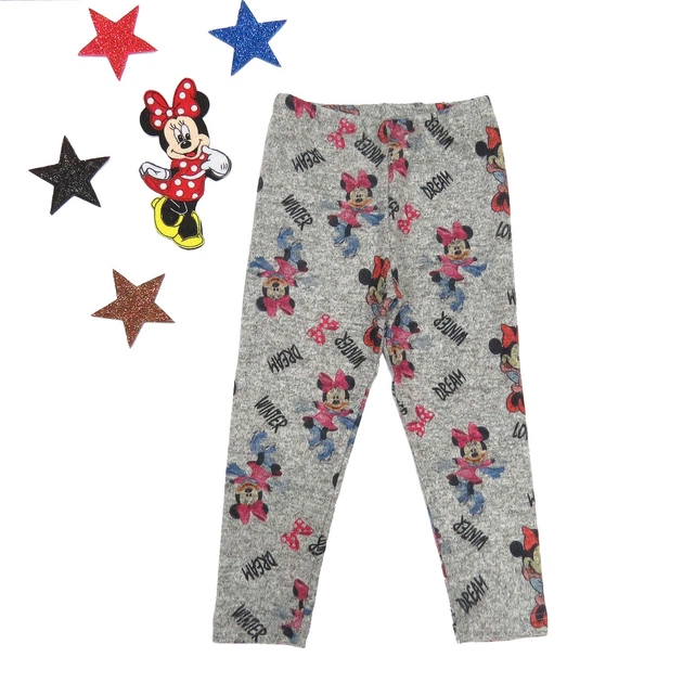 Лосины Kids Wear Minnie Mouse для девочки 110 см Серые 15575 - Фото 1 Лосины Kids Wear Minnie Mouse для девочки 110 см Серые 15575 - изображение 1