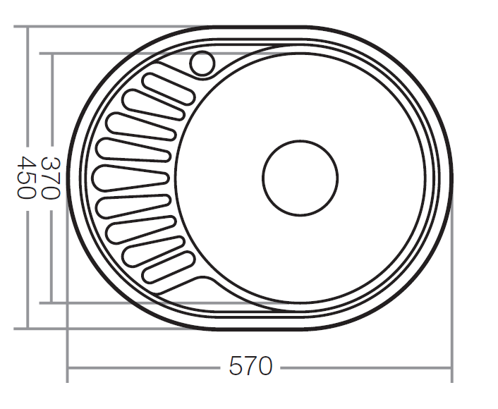 Мойка кухонная ZERIX Z5745-08-180D decor (ZX1593) - изображение 2