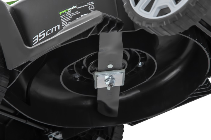 Газонокосарка акумуляторна Greenworks G40LM35 (2501907) - зображення 10