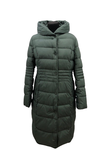 Пальто жіноче зимове DASER TH17-201C XXL зелене - Фото 1 Пальто жіноче зимове DASER TH17-201C XXL зелене - зображення 1