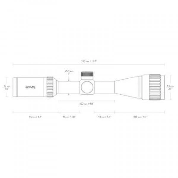 Оптичний приціл Hawke Vantage IR 3-9x40 AO (Mil Dot IR R/G) (14225) - зображення 4