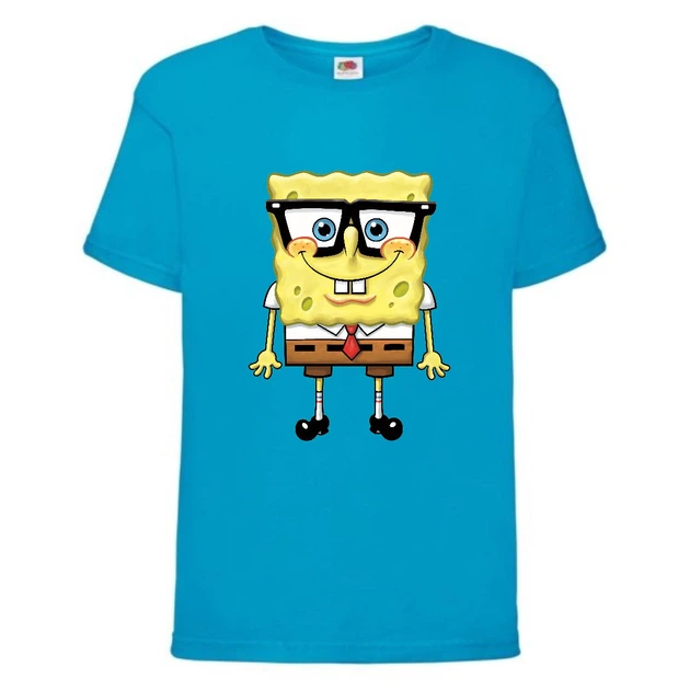 Футболка Спанч Боб 30 (Sponge Bob) блакитна - Фото 1 Футболка Спанч Боб 30 (Sponge Bob) блакитна - зображення 1