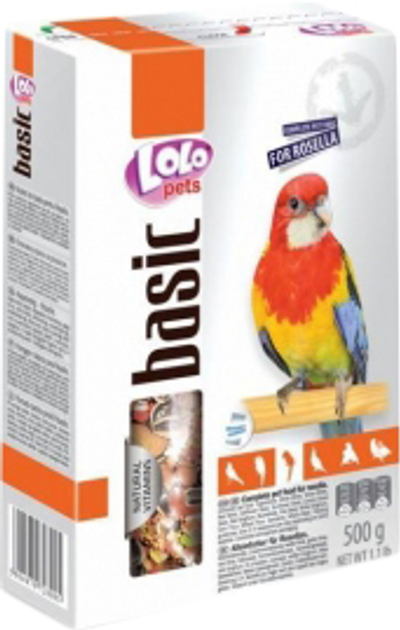 LoLo Pets Smakers BUDGIE Лакомства для волнистых попугаев с фруктами