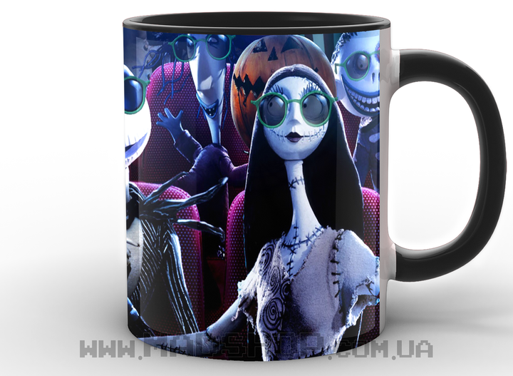 Кружка чашка Кошмар перед Рождеством The Nightmare before Christmas Skellington - изображение 6