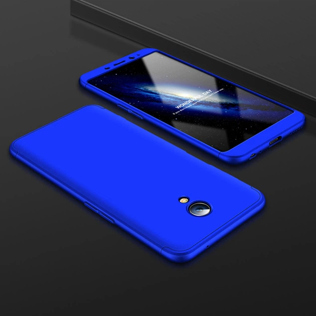 Чехол GKK 360 для Meizu M3 Note бампер оригинальный Blue - Фото 1 Чехол GKK 360 для Meizu M3 Note бампер оригинальный Blue - изображение 1