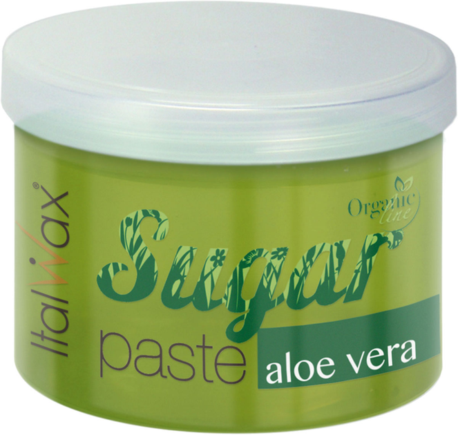 Цукрова паста ItalWax Organic line з алое вера в банці 750 мл (8032835165090) - зображення 1