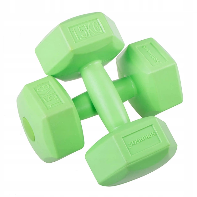 Комплект гантелей Springos Hex 2 x 1.5 кг FA1031 (1663012119) - изображение 3