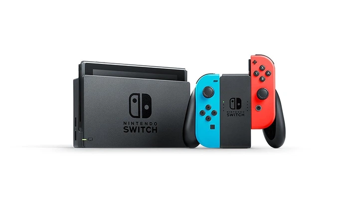 Nintendo Switch v2 (Red/Blue) Модифікована + Micro SD 128Gb + 20