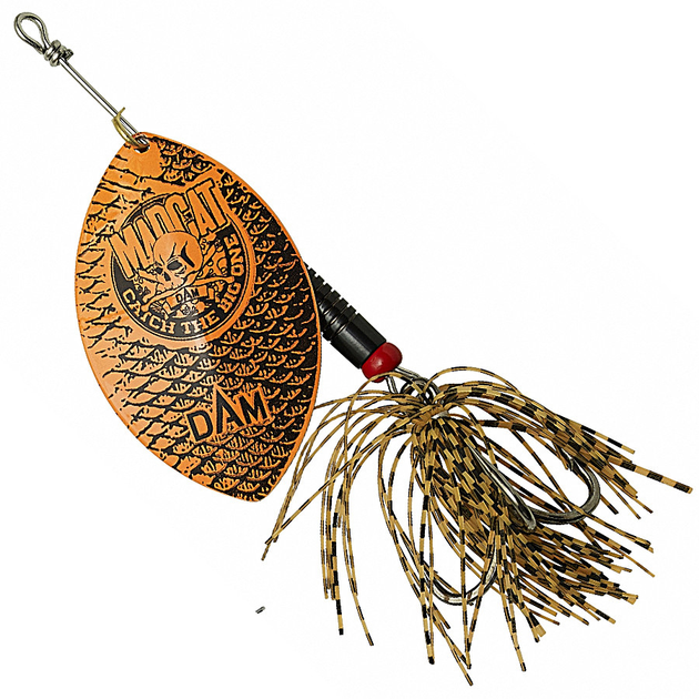 Блесна на сома DAM Madcat Big Blade Spinner 55 г тройник № 3/0 Goldfish ...