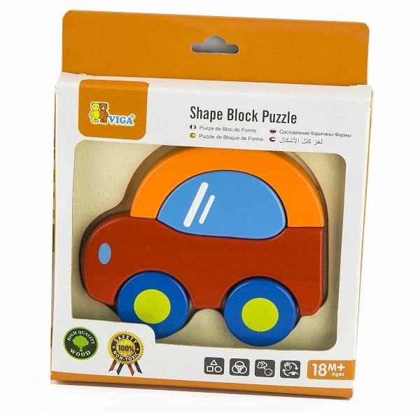 Мини-пазл Viga Toys Машинка (50172) - изображение 2