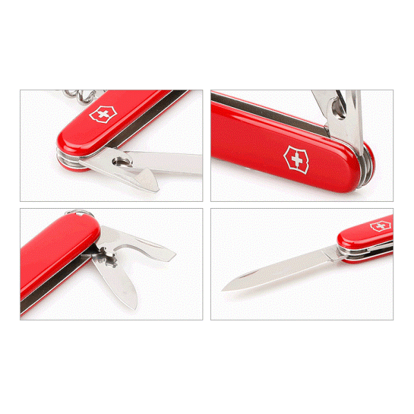 Складной швейцарский нож Victorinox Vx13603 Swiss Army Spartan 12 функций 91 мм красный - изображение 3