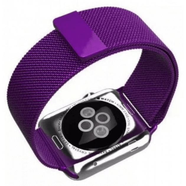 Ремешок Миланская петля GoVern (Milanese Loop) для Apple Watch 38mm/40mm/41mm Purple - изображение 2