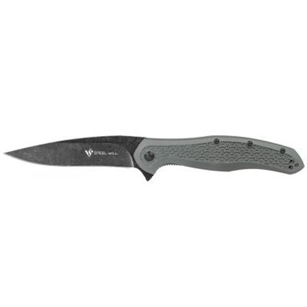 Нож Steel Will Intrigue Grey Blackwash (SWF45-15) - изображение 1