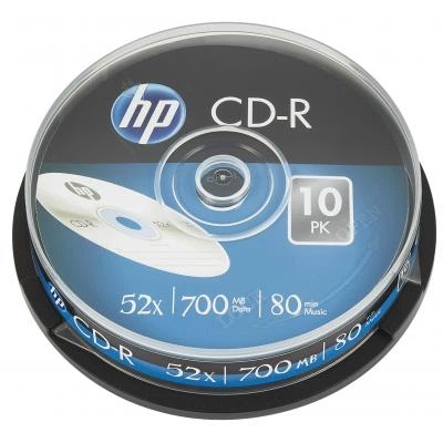 Диск CD HP CD-R 700MB 52X 25шт Spindle (69311/CRE00015-3) - Фото 1 Диск CD HP CD-R 700MB 52X 25шт Spindle (69311/CRE00015-3) - изображение 1