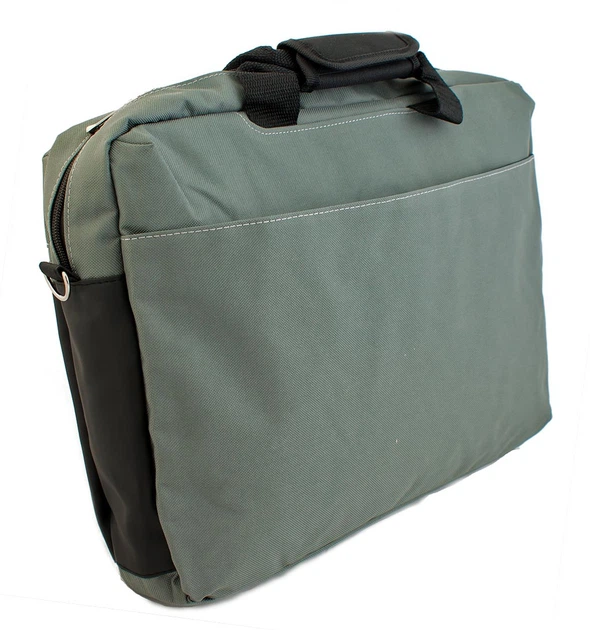 Сумка для ноутбука 15.6" HQ-Tech (LS-1507S серая), нейлон 600D - Фото 3 Сумка для ноутбука 15.6" HQ-Tech (LS-1507S серая), нейлон 600D - изображение 3