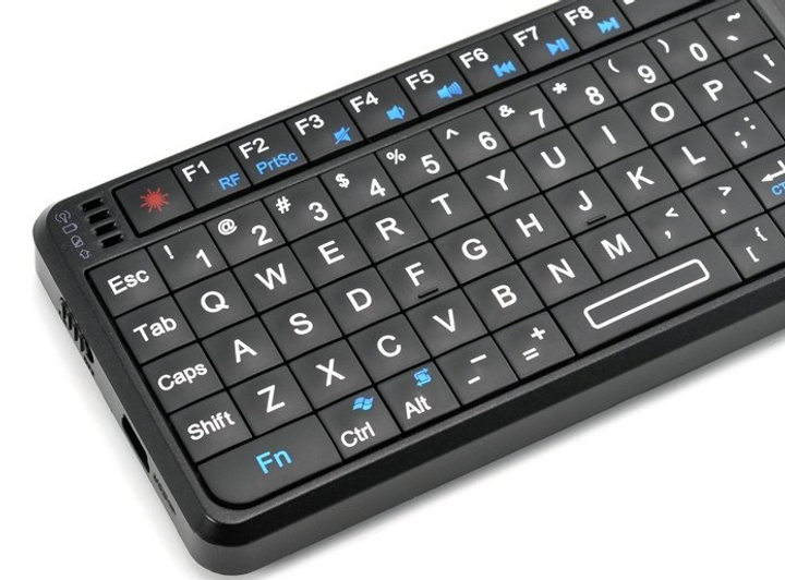 Мини клавиатура беспроводная (для Smart TV/Android) Riitek mini RT-MWK01 EN 2.4G, LED, тачпад, лазерная указка, английская раскладка - изображение 5