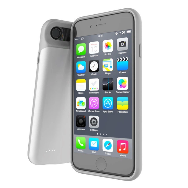 Акумулятор чохол Power Bank AmaCase для Apple iPhone 7 White (3000 мАч) - зображення 4