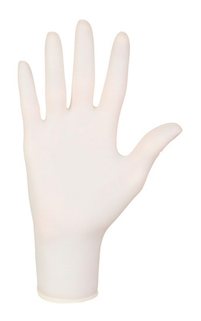 Перчатки латексные Mercator Medical Santex Powdered опудренные размер М (100 шт) Белые - изображение 1
