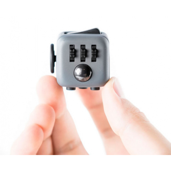 Кубик антистресс Fidget Cube с пластика Gray, цвет-серый. - Фото 5 Кубик антистресс Fidget Cube с пластика Gray, цвет-серый. - изображение 5