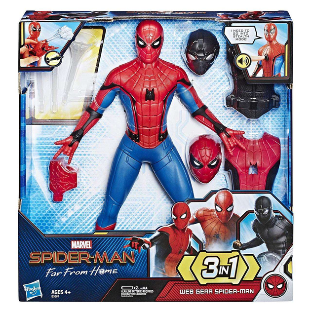 Большая игрушка Hasbro Человек-Паук с оружием 35 см - Spider-Man Web ...