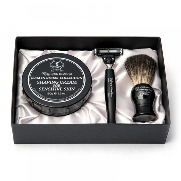 Rozetka Podarunkovij Nabir Dlya Golinnya Taylor Of Old Bond Street Shaving Brush Mach 3 Razor Jermyn Street Collection Shaving Cream 150 G Cena Kupit Podarunkovij Nabir Dlya Golinnya Taylor Of