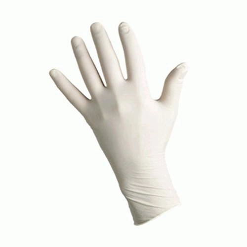 Одноразові рукавички нестерильні латексні без пудри Ampri Basic Plus 100 шт в упаковці Розмір M Білі - зображення 2