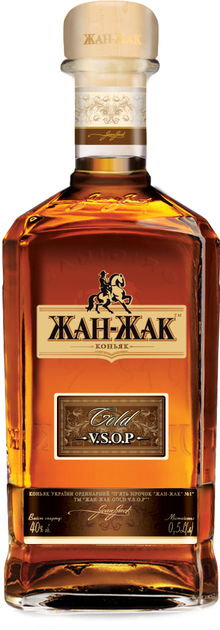 Бренди Жан-Жак V.S.O.P. 0.5 л 40% (4820073560067) - изображение 1