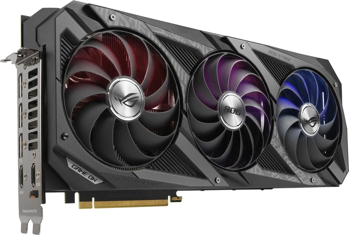 Видеокарта Asus PCI-Ex GeForce RTX 3090 ROG Strix OC 24GB GDDR6X