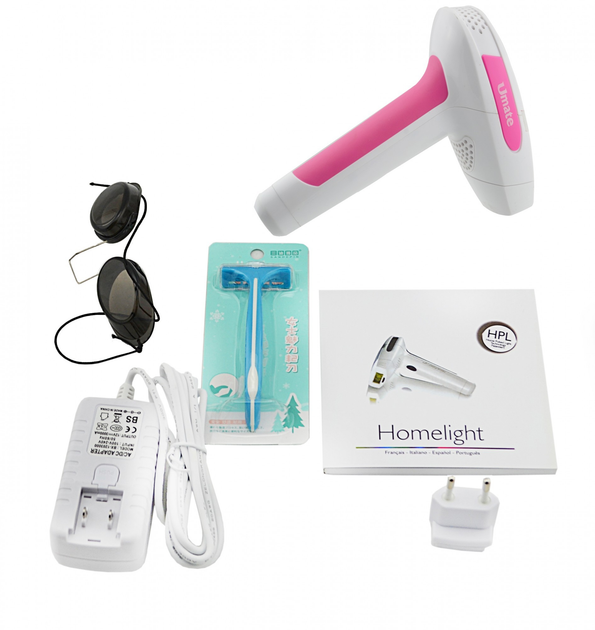 Фотоэпилятор (лазерный эпилятор) Umate T-006 (W-022) Pink - изображение 6
