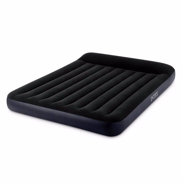 Двуспальный надувной матрас Intex 64150 (152 x 203 x 25 см) Pillow Rest ...