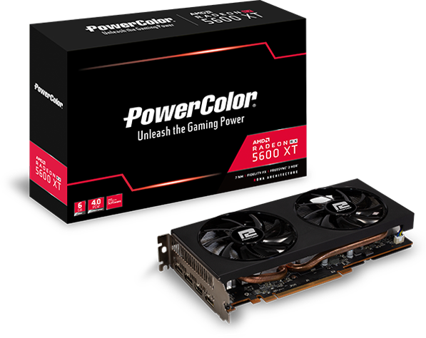 PowerColor PCI-Ex Radeon RX 5600 XT Red Dragon ОС 6GB GDDR6 (192bit) (1620/14000) (HDMI, 3 x DisplayPort) (AXRX 5600XT 6GBD6-3DHV2/OC) - изображение 5