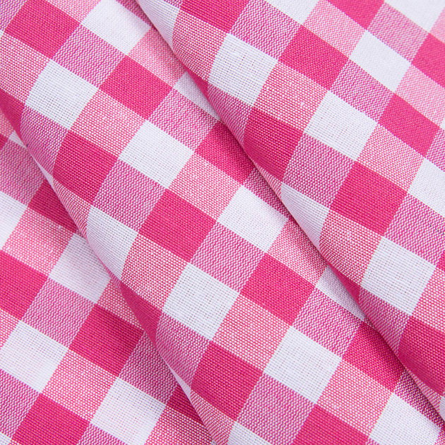  на стол круглая Time Textile Клетка розовая 1,5 см Ø140 см .