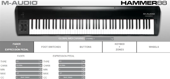 Klawiatura MIDI M-Audio Hammer 88 - obraz 4