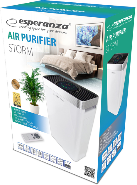 Очиститель воздуха ESPERANZA Air Purifier EHP005 - изображение 6