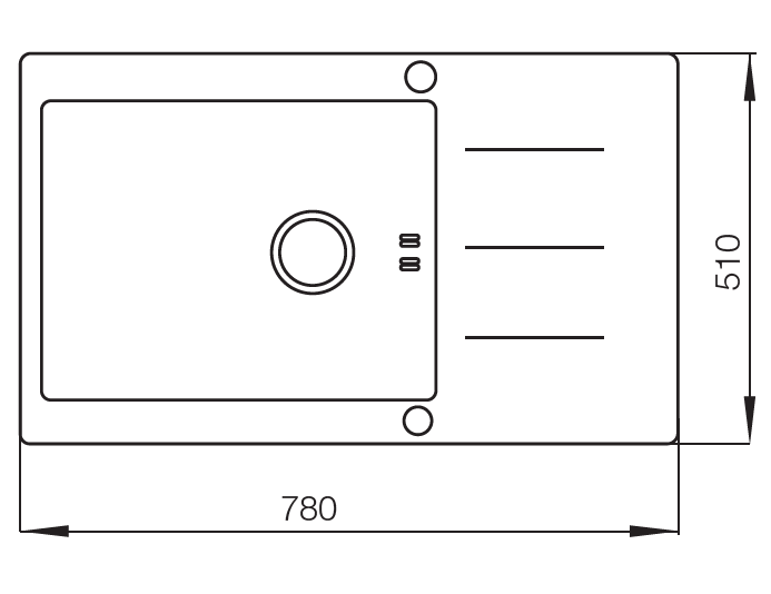 Мойка MIXXUS MX(304)7851-200x1.2-HM-GLASS (MX0574) - изображение 2