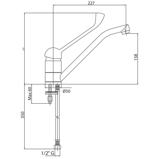 Смеситель для кухни локтевой Bianchi Star LVMSTR2000SANACRM – фото ...