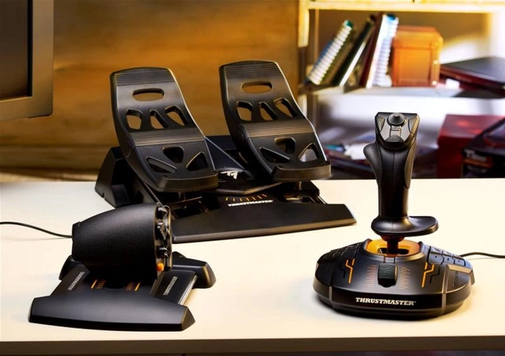 Джойстик Thrustmaster T.16000M FC Flight Pack Black/Orange (2960782) - зображення 11