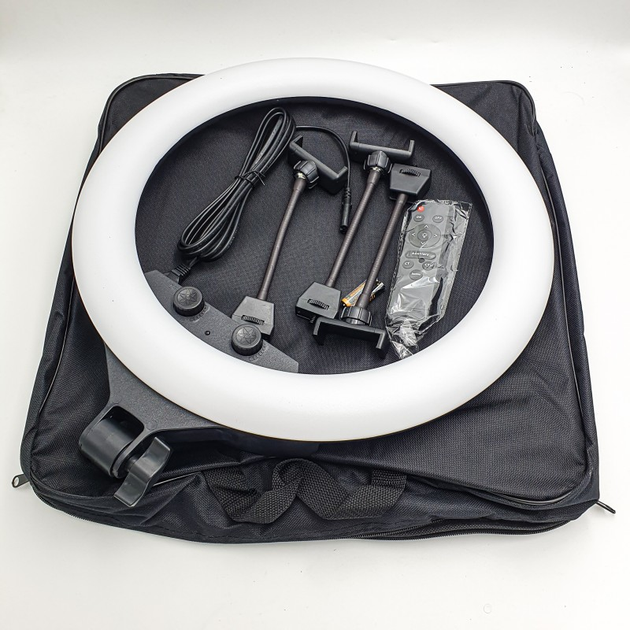 Кольцевая лампа LED RING D45 см HQ18" + штатив 2 м (SVT-99994137) - изображение 6
